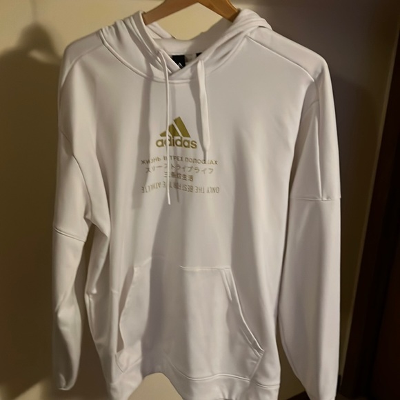 adidas Other - Large White Adidas Graphic Hoodie.